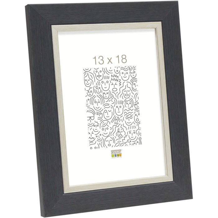 Plastový rámeček S45VF7 šedý 21x30 cm