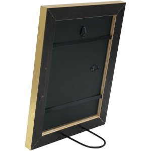 Dřevěný rám S45YA1 zlatý 20x20 cm antireflexní sklo
