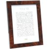 Rámeček na obraz S46RG tmavé dřevo burl 10x15 cm