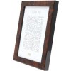 Rám na obraz S46RG dřevo burl tmavé 20x25 cm