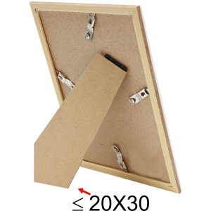 Plastový rám S46WG bílý okraj přírodní 10x15 cm