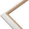 Plastový rám S46WG bílý okraj přírodní 10x15 cm