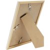 Plastový rám S46WG přírodní světlý okraj bílý 10x15 cm