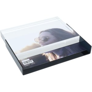 Akrylový fotorámeček S58SF2 černý 5x15 cm