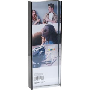 Akrylový fotorámeček S58SF2 černý 5x15 cm