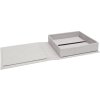 Deknudt USB box úložný box lněný šedý 13x13 cm