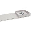 Deknudt USB box úložný box lněný šedý 13x13 cm