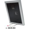 Dřevěný rám S66KD1 stříbrný 15x20 cm s paspartou