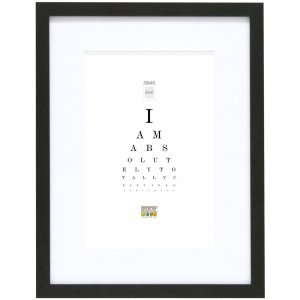 Dřevěný rám S66KF2 černý 30x45 cm s paspulkou