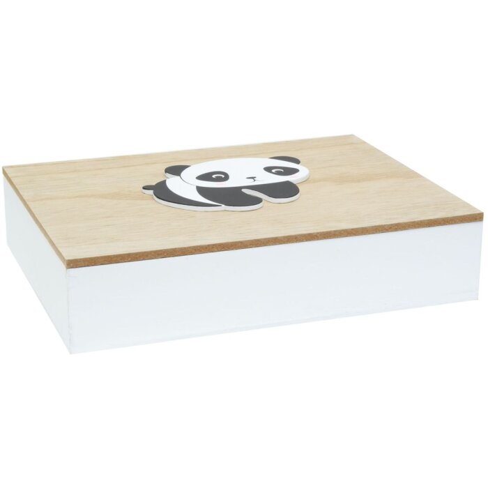 Deknudt dřevěný box na fotografie Panda 16,2x21,2x5 cm