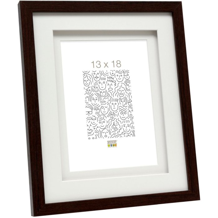 Raher 13x18 dřevěný rám double passe-partout