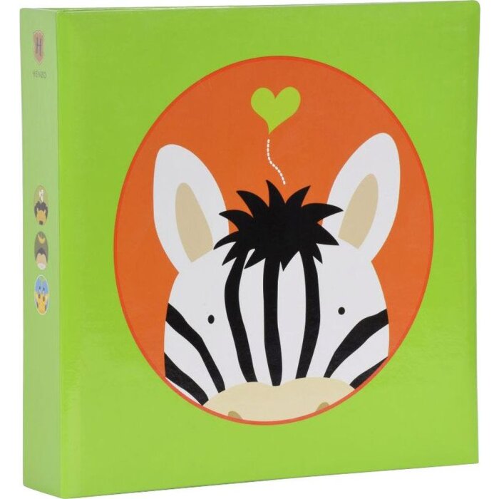 Henzo zasouvací album Jungle Zebra 200 fotografií 10x15 cm s popisovacími poli
