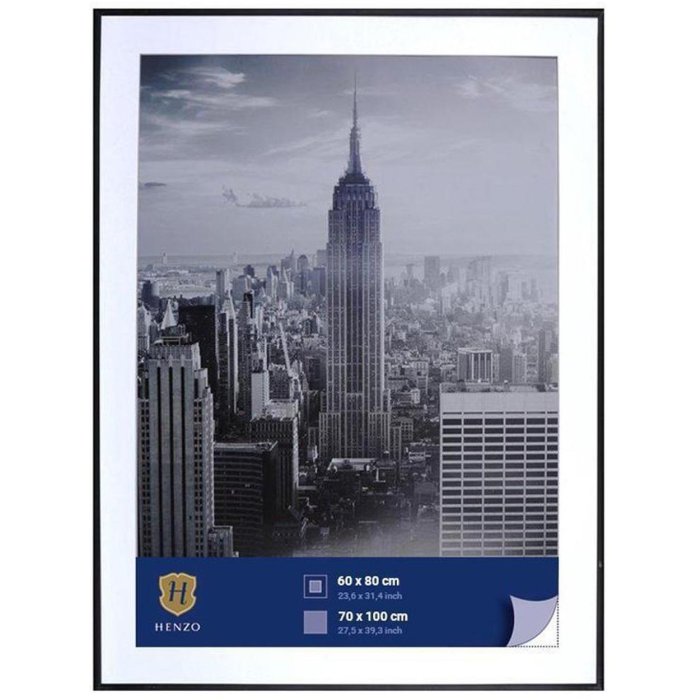 Henzo hliníkový rám Manhattan 70x100 cm černý