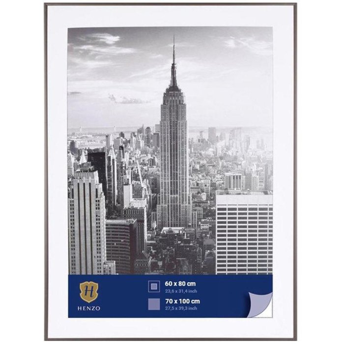 Henzo hliníkový rám Manhattan 70x100 cm šedý