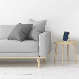 Trojúhelníkový fotorámeček 10x15 cm zlatý