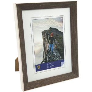 WPC obrazový rám Edge 15x20 cm tmavě hnědý