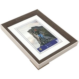 WPC obrazový rám Edge 15x20 cm tmavě hnědý
