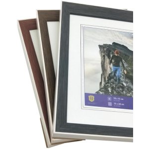WPC obrazový rám Edge 15x20 cm tmavě hnědý