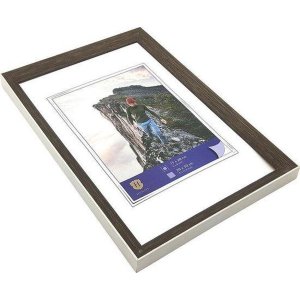 WPC obrazový rám Edge 20x30 cm tmavě hnědý