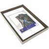 WPC obrazový rám Edge 20x30 cm tmavě hnědý
