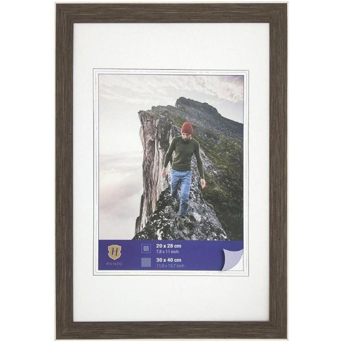 WPC obrazový rám Edge 30x40 cm tmavě hnědý