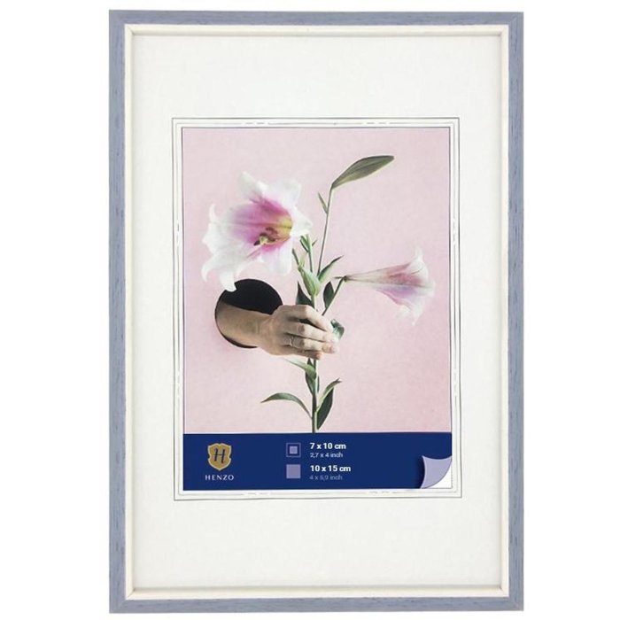 WPC obrazový rám Lily 10x15 cm modrý