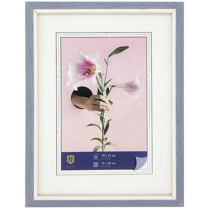 WPC obrazový rám Lily 15x20 cm modrý