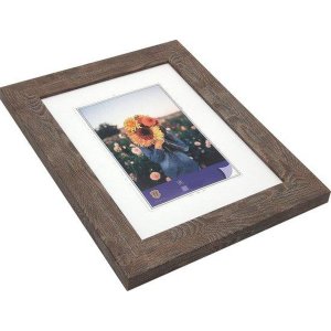 WPC obrazový rám Dahlia 13x18 cm středně hnědý