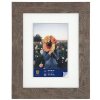 WPC obrazový rám Dahlia 30x40 cm středně hnědý
