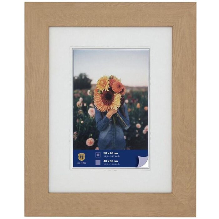 WPC obrazový rám Dahlia 40x50 cm přírodní