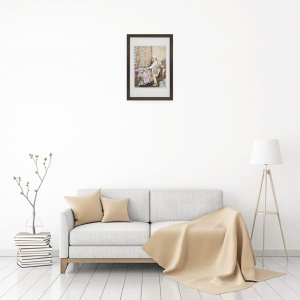 WPC obrazový rám Fancy 30x40 cm tmavě hnědý