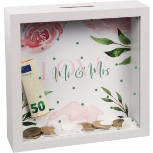 Goldbuch Pokladnička na peníze Splněné přání pana a paní 18x18 cm