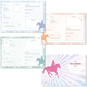 Goldbuch friends book A5 horse friend art print cover 15x21 cm 88 stran