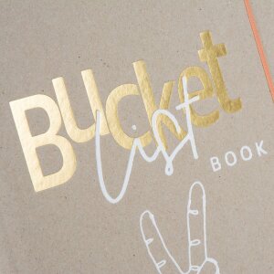 Goldbuch fotozáznamník Bucket List 18,5x23 cm 50 bílých stránek s tečkami