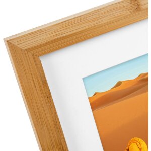 Bambusový rámeček pro 4 fotografie 10x15 cm