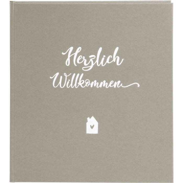 Goldbuch Guestbook Welcome 23x25 cm 176 bílých stran