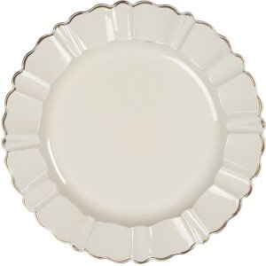 Talíř Ø 33 cm krémový 64595N