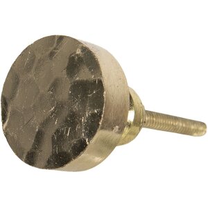 Klika na dveře Ø 3 cm cínová 64691