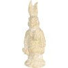 Dekorace králík 4x4x11 cm bílá 6PR3078W