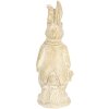 Dekorace králík 4x4x11 cm bílá 6PR3078W