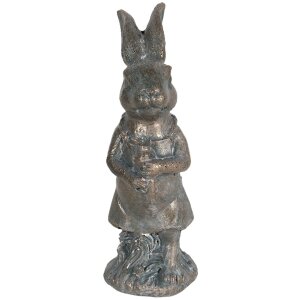 Dekorace králík 4x4x11 cm hnědá 6PR3090CH
