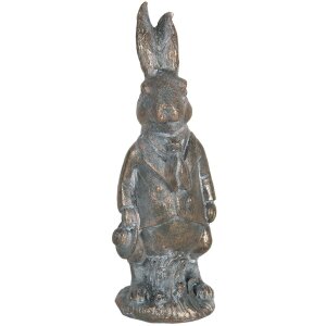 Dekorace králík 4x4x11 cm hnědá 6PR3091CH