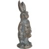 Dekorace králík 4x4x11 cm hnědá 6PR3091CH