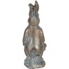 Dekorace králík 4x4x11 cm hnědá 6PR3091CH