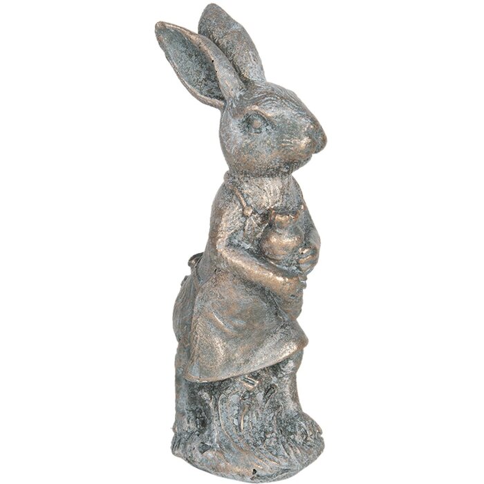 Dekorace králík 6x4x13 cm hnědá 6PR3089CH