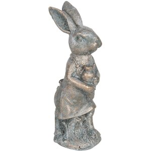 Dekorace králík 6x4x13 cm hnědá...