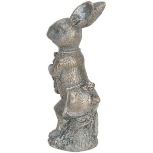 Dekorace králík 6x4x13 cm hnědá 6PR3089CH