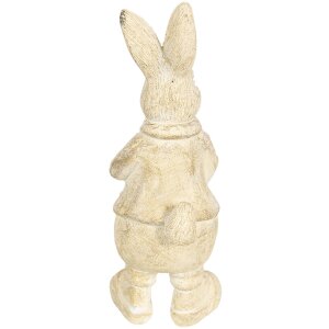 Dekorace králík 6x6x13 cm bílá 6PR3096W
