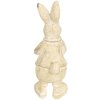 Dekorace králík 6x6x13 cm bílá 6PR3096W
