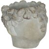 Květináč 16x15x13 cm šedý 6TE0314